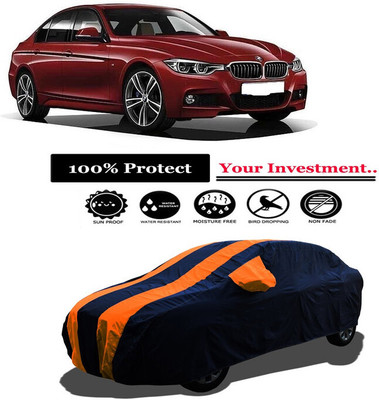 Amexride Car Cover For BMW 3 Series 320d Prestige (With Mirror Pockets)(Orange)