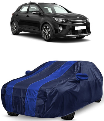 ANTOFY Car Cover For Kia QYI (With Mirror Pockets)(Blue, Blue)
