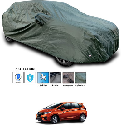 CODOKI Car Cover For Honda Jazz (With Mirror Pockets)(Green)