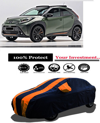 Amexride Car Cover For Tata Nano (With Mirror Pockets)(Orange)