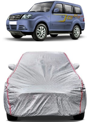 SUGASHRI Car Cover For Tata Sumo Grande MKII EX Turbo BSIII (With Mirror Pockets)(Silver)