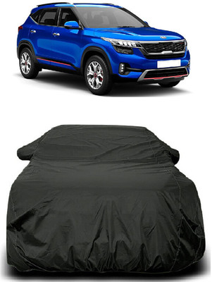 Autoprime Car Cover For Kia Seltos HTK 1.5 (With Mirror Pockets)(Grey)