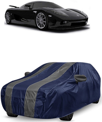 ANTOFY Car Cover For Koenigsegg CCR 4.6L V8 (With Mirror Pockets)(Grey, Blue)