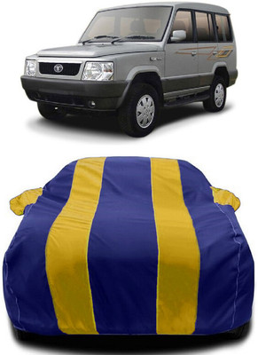 Autoprime Car Cover For Tata Sumo Victa (With Mirror Pockets)(Yellow, Blue)