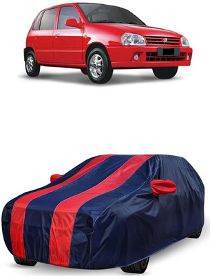 ANTOFY Car Cover For Maruti Suzuki Zen 1.0i (With Mirror Pockets)(Red, Blue)