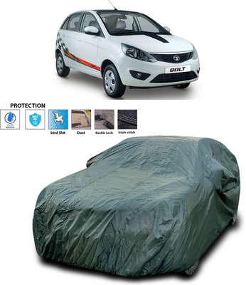 PAGORA Car Cover For Tata Bolt (With Mirror Pockets)(Green)
