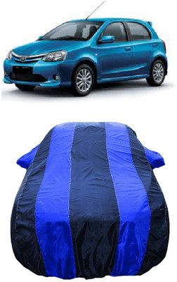 Wegather Car Cover For Toyota Etios Liva 1.4 VXD Diesel (With Mirror Pockets)(Blue)