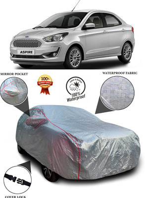 PAGORA Car Cover For Ford Aspire (With Mirror Pockets)(Silver)