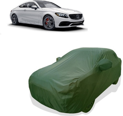 Tricway Car Cover For Mercedes Benz C-Class C 63 S AMG (With Mirror Pockets)(Green)