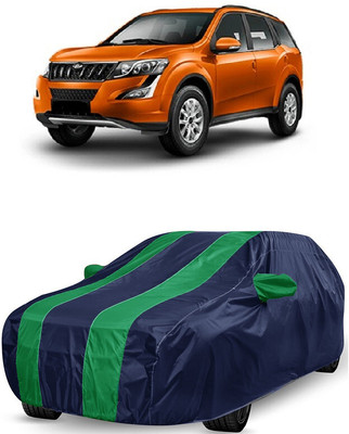ANTOFY Car Cover For Mahindra XUV500 W7 AT Diesel (With Mirror Pockets)(Green, Blue)