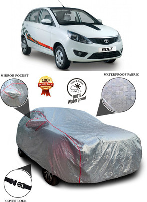 PAGORA Car Cover For Tata Bolt (With Mirror Pockets)(Silver)