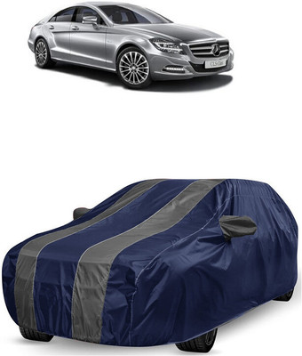 ANTOFY Car Cover For Mercedes Benz CLS-Class 350 CDI (With Mirror Pockets)(Grey, Blue)