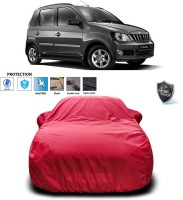 PAGORA Car Cover For Mahindra Quanto (With Mirror Pockets)(Maroon)