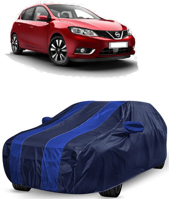 ANTOFY Car Cover For Nissan Pulsar (With Mirror Pockets)(Blue, Blue)