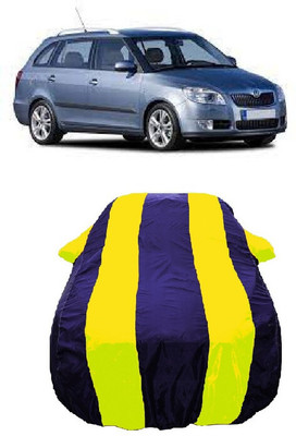Wegather Car Cover For Skoda Fabia 1.9 TDI (With Mirror Pockets)(Yellow)
