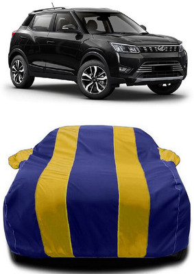 Autoprime Car Cover For Mahindra XUV300 W6 AMT Diesel (With Mirror Pockets)(Yellow, Blue)