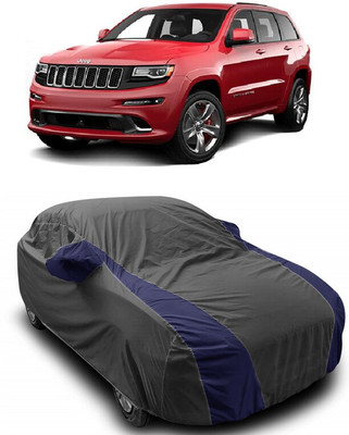 ANTOFY Car Cover For Jeep Grand Cherokee SRT 4X4 Petrol (With Mirror Pockets)(Grey, Blue)