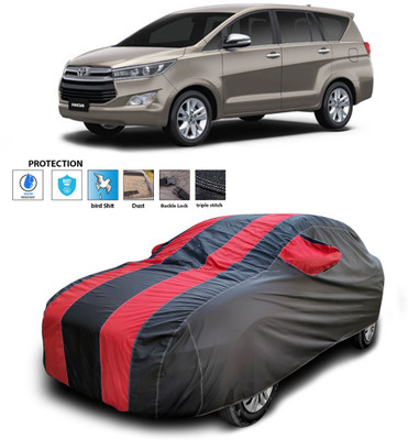 PAGORA Car Cover For Toyota Innova (With Mirror Pockets)(Red)