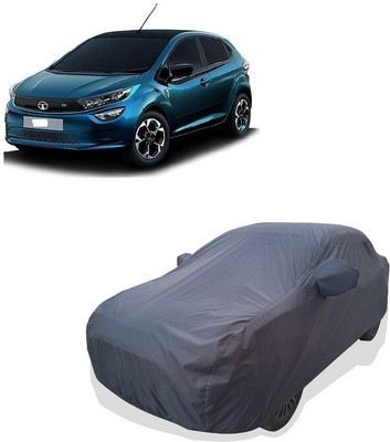 Tricway Car Cover For Tata Altroz EV (With Mirror Pockets)(Grey)