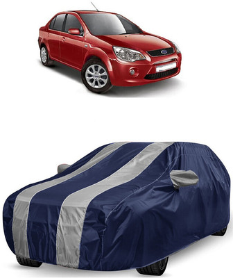 ANTOFY Car Cover For Ford Dura Torque MT 1.4L (With Mirror Pockets)(White, Blue)