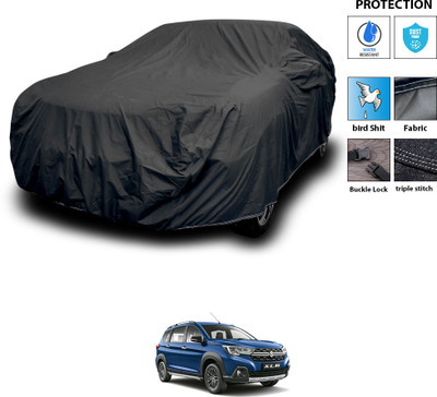 CODOKI Car Cover For Maruti Suzuki XL6 (With Mirror Pockets)(Black)