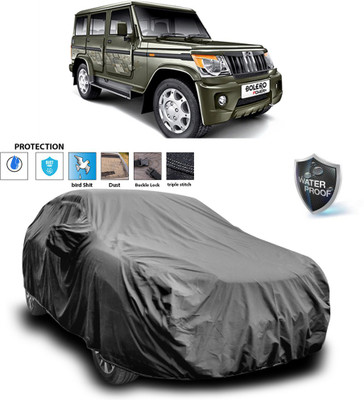 CODOKI Car Cover For Mahindra Bolero (With Mirror Pockets)(Grey)