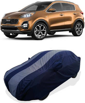 Coxtor Car Cover For Kia Sportage (With Mirror Pockets)(Grey)