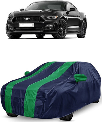 ANTOFY Car Cover For Ford Mustang V8 (With Mirror Pockets)(Green, Blue)