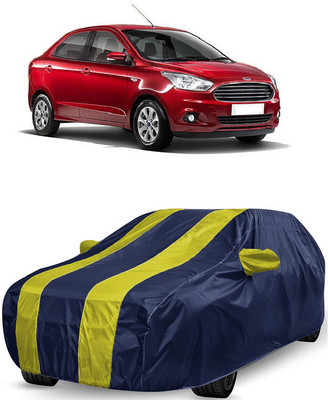 ANTOFY Car Cover For Ford Figo Aspire 1.2 Ti-VCT Titanium (With Mirror Pockets)(Yellow, Blue)