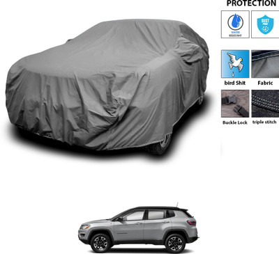 PAGORA Car Cover For Jeep Compass (With Mirror Pockets)(Grey)