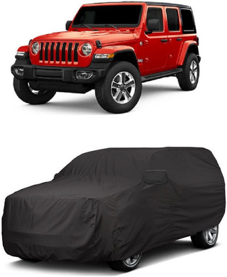ANTOFY Car Cover For Jeep Wrangler 2.0 4x4 Petrol (With Mirror Pockets)(Grey)