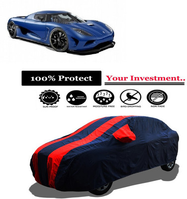 Amexride Car Cover For Koenigsegg Agera 5.0 V8 (With Mirror Pockets)(Red)