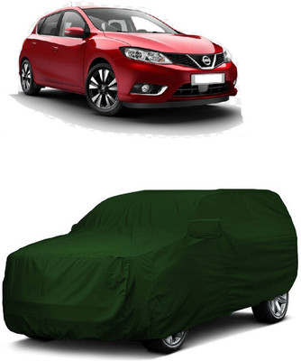 ANTOFY Car Cover For Nissan Pulsar (With Mirror Pockets)(Green)