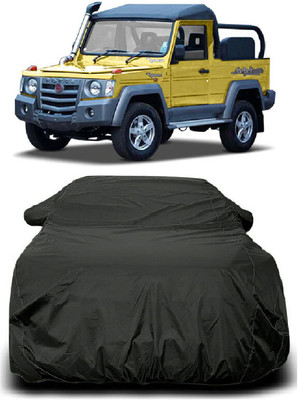 Autoprime Car Cover For Force Gurkha Hard Top BS3 4WD (With Mirror Pockets)(Grey)