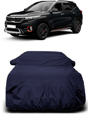 Autoprime Car Cover For Kia Seltos HTX 1.5 (With Mirror Pockets)(Blue)