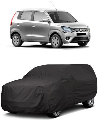 ANTOFY Car Cover For Maruti Wagon R ZXI AMT 1.2 Petrol (With Mirror Pockets)(Grey)