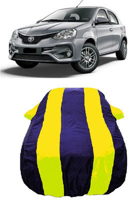 Wegather Car Cover For Toyota Etios Liva 1.2 V Petrol (With Mirror Pockets)(Yellow)