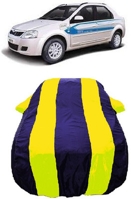 Wegather Car Cover For Mahindra E Verito D2 (With Mirror Pockets)(Yellow)