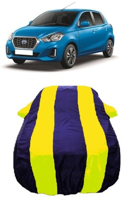 Wegather Car Cover For Datsun Datsun GO T Option VDC Petrol (With Mirror Pockets)(Yellow)