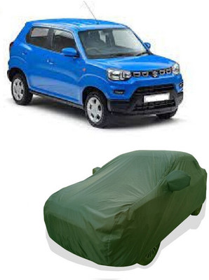 Tricway Car Cover For Maruti Suzuki S-Presso LXI Petrol (With Mirror Pockets)(Green)