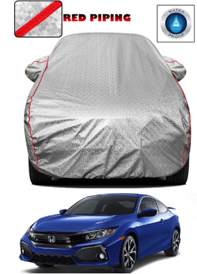 AUTOCAD Car Cover For Honda Civic (With Mirror Pockets)(Silver)