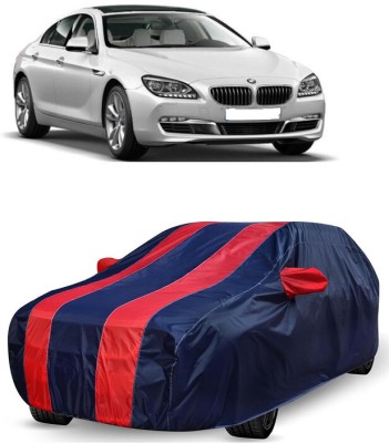 ANTOFY Car Cover For BMW 6 Series 640D Coupe (With Mirror Pockets)(Red, Blue)