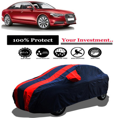 Amexride Car Cover For Audi A6 4B2 2.0 TFSI (With Mirror Pockets)(Red, Blue)