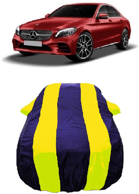 Wegather Car Cover For Mercedes Benz C-Class Prime C 200 Petrol (With Mirror Pockets)(Yellow)