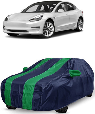 ANTOFY Car Cover For Tesla MODEL Y (With Mirror Pockets)(Green, Blue)