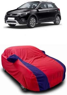 ANTOFY Car Cover For Hyundai i20 Active 1.2 SX with AVN (With Mirror Pockets)(Red, Blue)