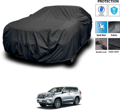 PAGORA Car Cover For Toyota Land Cruiser Prado (With Mirror Pockets)(Black)