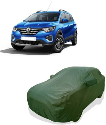 Tricway Car Cover For Renault Triber RXZ (With Mirror Pockets)(Green)