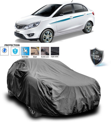 CODOKI Car Cover For Tata Zest (With Mirror Pockets)(Grey)