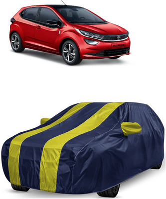 ANTOFY Car Cover For Tata Altroz (With Mirror Pockets)(Yellow, Blue)